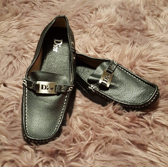Dior, unisex,  black loafers - Picture 1 of 1